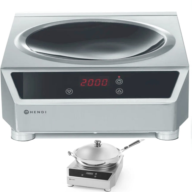 Induction Wok Induction stove Profi Line 3500W - Hendi 239766