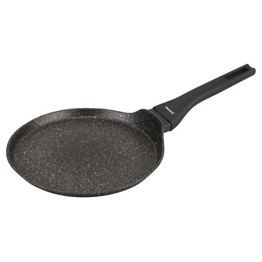 24 cm Pancake Pan, Marble-Patterned Nonstick Coating, Aluminum, Induction-Compatible, Klausberg, KB-7957 - Carlat