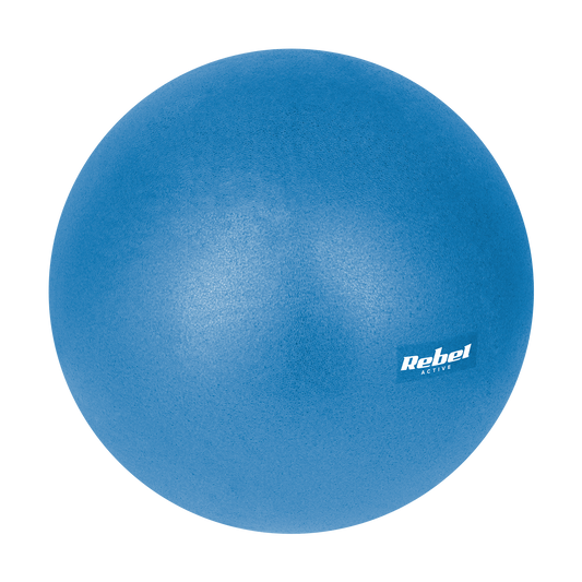 25 cm Mini Exercise Ball for Pilates and Rehabilitation, Blue, REBEL ACTIVE - Carlat