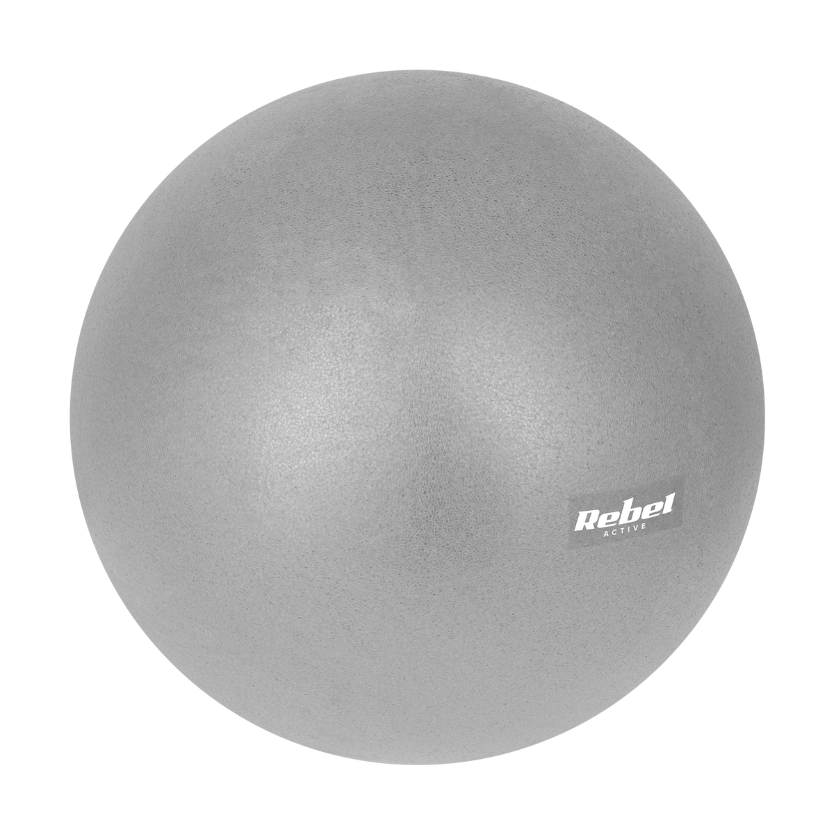 25 cm Mini Exercise Ball for Pilates and Rehabilitation, Gray, REBEL ACTIVE - Carlat