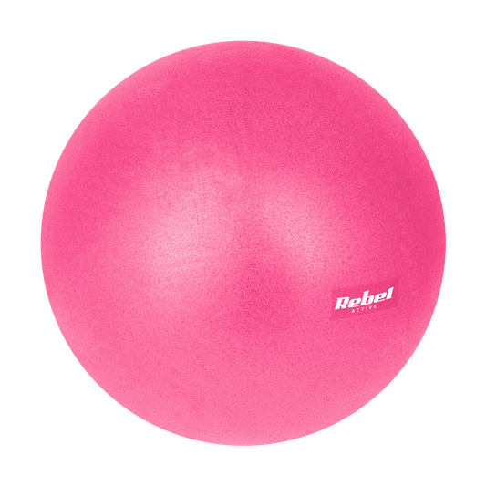 25 cm Mini Exercise Ball for Pilates and Rehabilitation, Pink, REBEL ACTIVE - Carlat