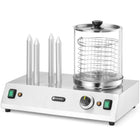 Hendi Warmer for hot dogs, sausage rolls, 4 skewers, 550 W