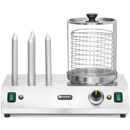 Hendi Warmer for hot dogs, sausage rolls, 4 skewers, 550 W – image 2