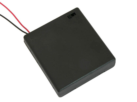 2659# Battery compartment for 6x4 batteries, III, with lid and switch - Carlat