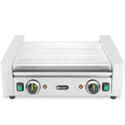 Hendi Roller grill heater for hot dogs, two-zone, 14 rolls, 45 cm, 1230 W