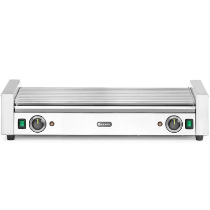 Hendi Roller grill heater for hot dogs, two-zone XL, 14 rolls, 65 cm, 2000 W – image 2