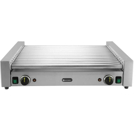 Hendi Roller grill heater for hot dogs, two-zone XL, 14 rolls, 65 cm, 2000 W – image 3