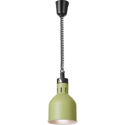 Hendi Cylindrical hanging lamp for heating food. 175 mm 250 W - green – image 3