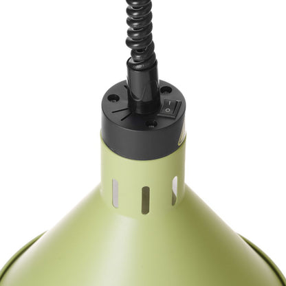 Hendi Pendant conical food warming lamp. 275 mm 250 W - green – image 5