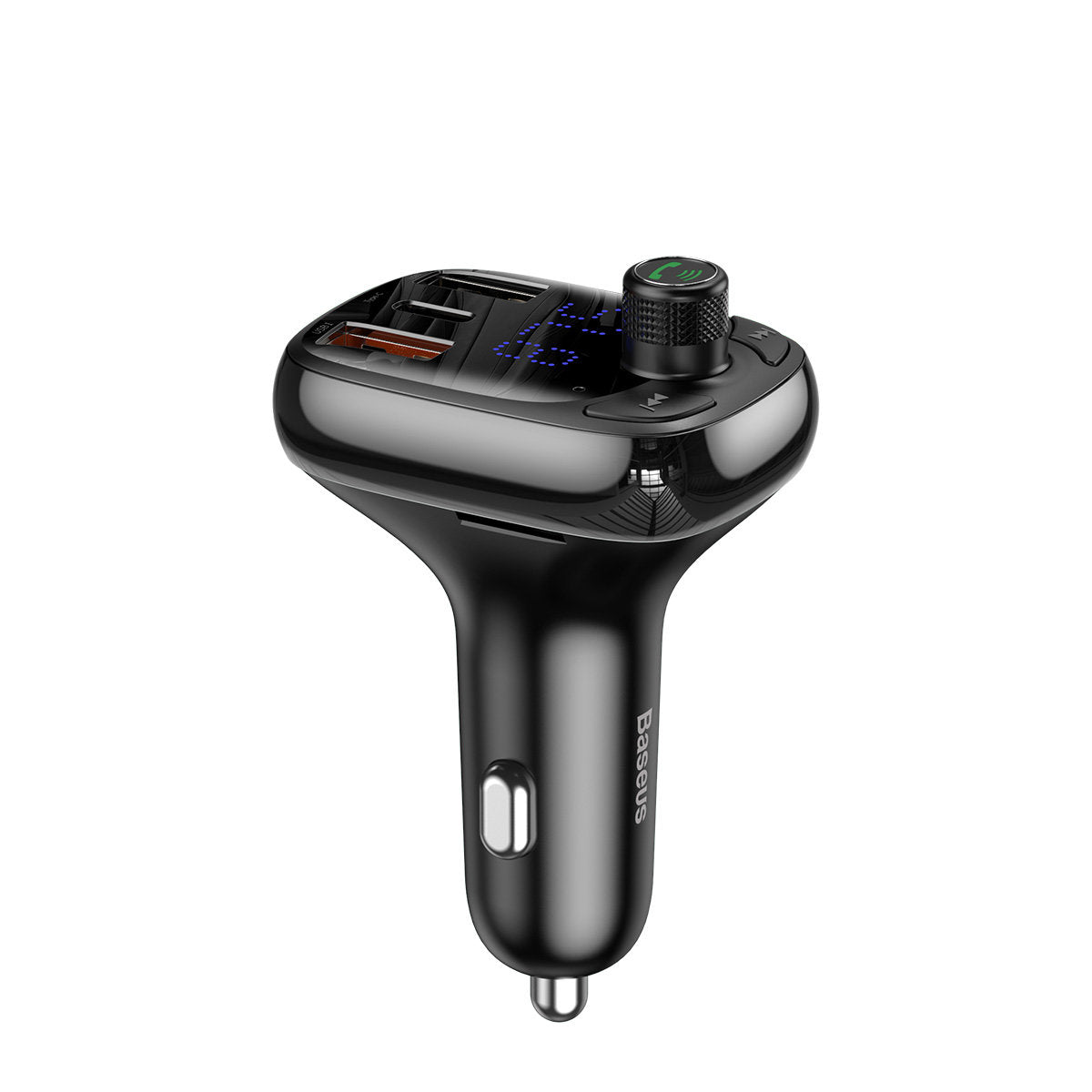 2in1 Bluetooth transmitter + charger for S-13 Overseas Edition car, black - Carlat