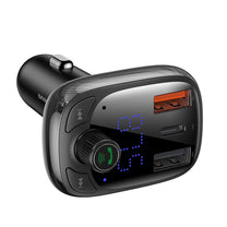 2in1 Bluetooth transmitter + charger for S-13 Overseas Edition car, black - Carlat