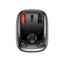2in1 Bluetooth transmitter + charger for S-13 Overseas Edition car, black - Carlat