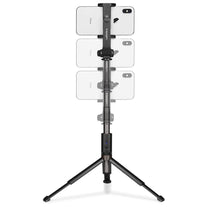2in1 Telescopic Selfie Stick with remote control and tripod, black phone stand - Carlat