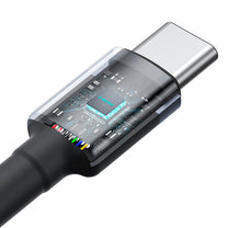 2x Cafule USB-C - USB-C cable 100W 1m - red-black and black-gray - Carlat
