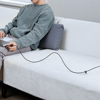 2x Cafule USB-C - USB-C cable 100W 1m - red-black and black-gray - Carlat