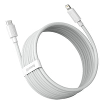 2x Simple Wisdom iPhone Lightning cable - USB-C 20W 1.5 m - white - Carlat