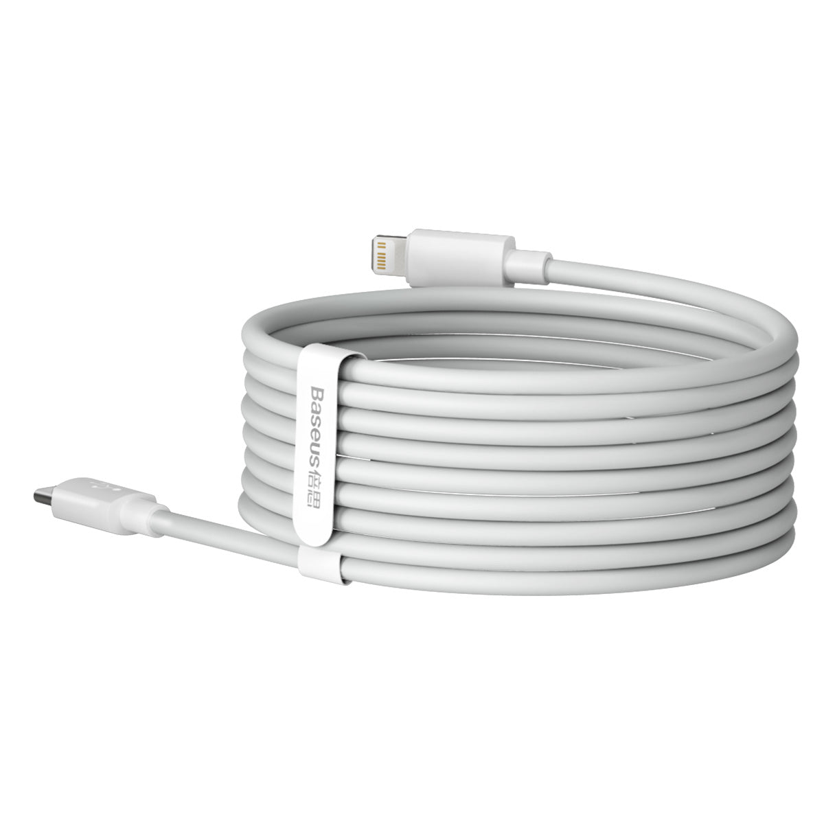 2x Simple Wisdom iPhone Lightning cable - USB-C 20W 1.5 m - white - Carlat