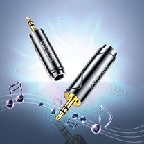 3.5mm audio adapter (male) for 6.35mm mini jack (female) gray - Carlat