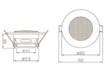 Blow 30-714# WS-80 Ceiling Speaker, 50 mm, 5 W/8 ohms, White – image 2