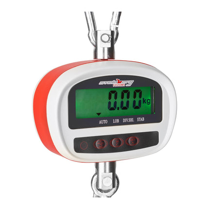 Hanging hook scale with remote control 300kg - LCD