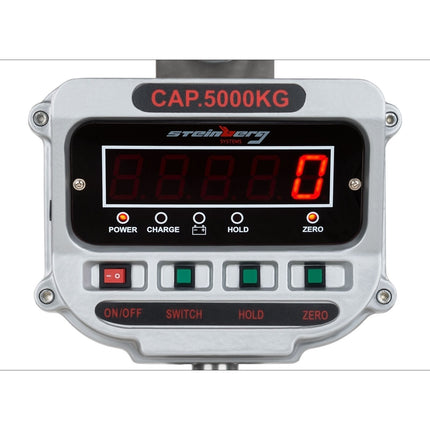 Hanging hook scale for industry up to 5 Tons - LED