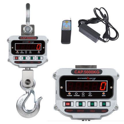 Hanging hook scale for industry up to 5 Tons - LED