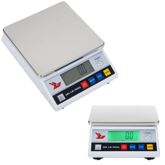 Accurate precision weight SBS-LW-7500A LCD with 0.1g to 7500g