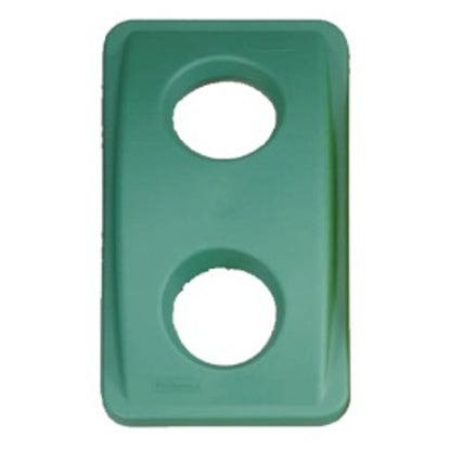 Cover for container Rubbermaid SLIM JIM green reg