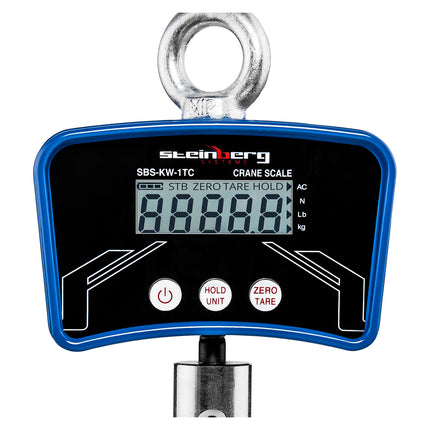 Hook scale hanging up to 1 Ton SBS-KW-1TC with power supply 1000kg / 0,2kg