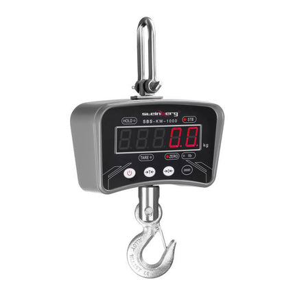 Suspended hook scale with LED remote up to 1 Ton / 0,2 kg