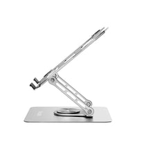 360 rotational cooling stand for laptop tablet - silver - Carlat