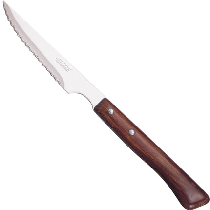 Arcos FOREST steak knife for roasted meats with a wooden handle, length 110/220 mm