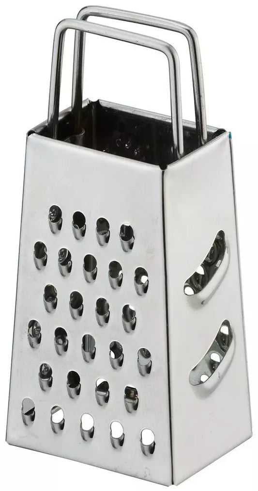 4-sided grater, steel, 3.7 x 2.7 x 8.8 cm, Kinghoff - Carlat