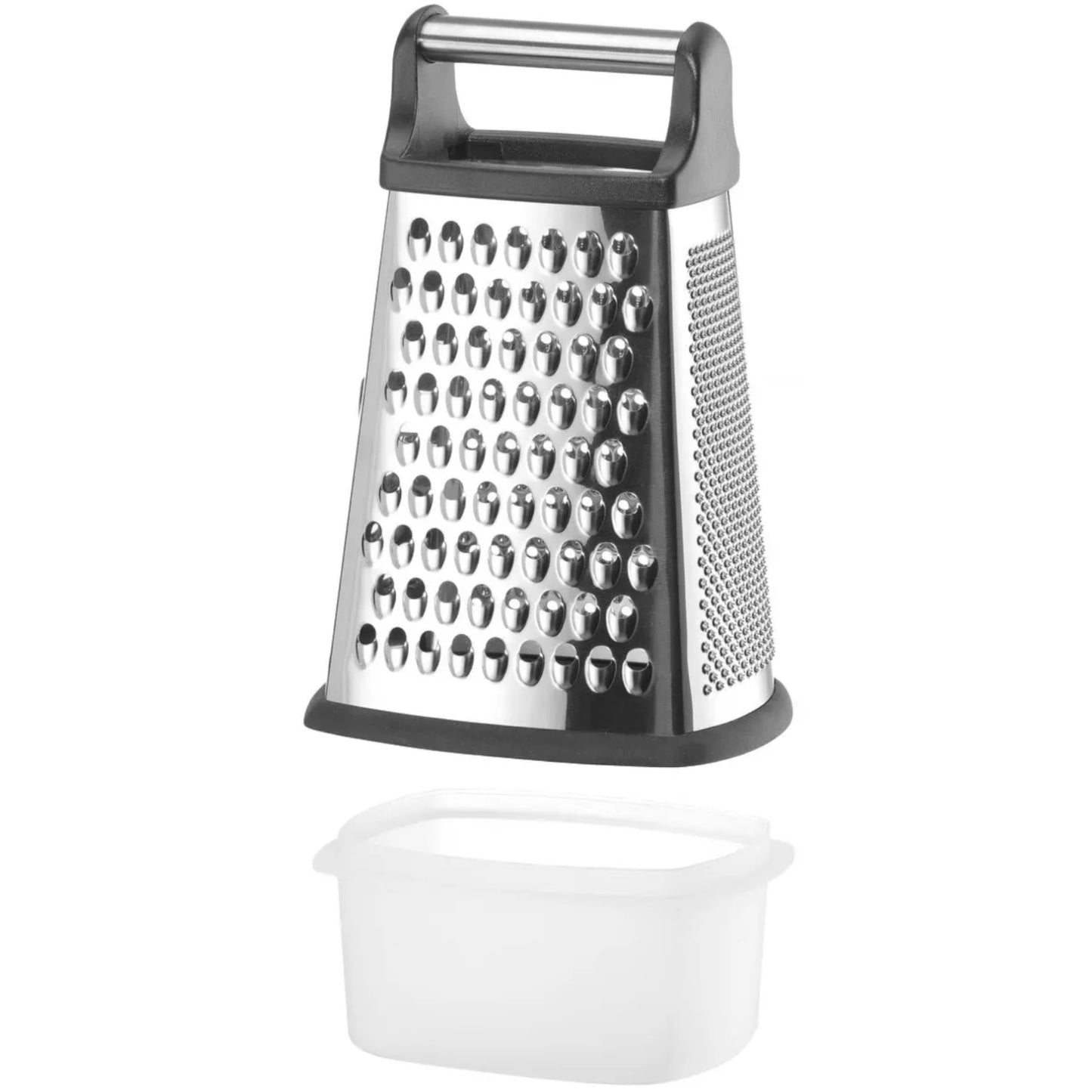 4-sided kitchen grater with container 158 x 130 x 310 mm - Carlat