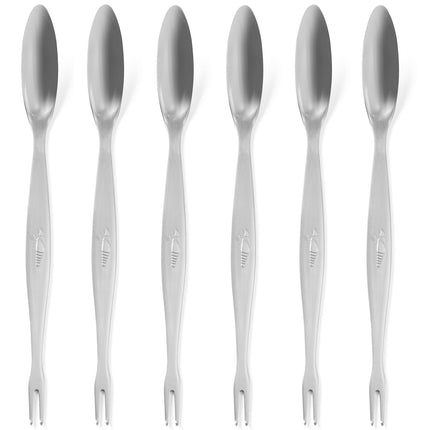 Fork for lobsters made of stainless steel set 6 pieces. - Hendi 403716