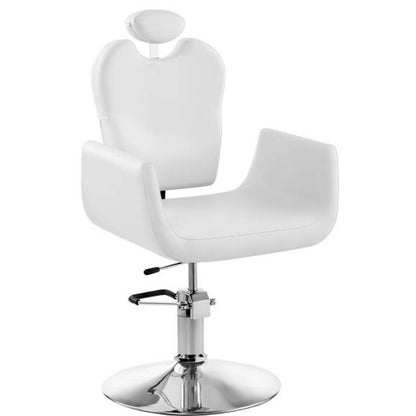 Professional hairdressing chair cosmetic swivel LIVORNO Physa white – image 2