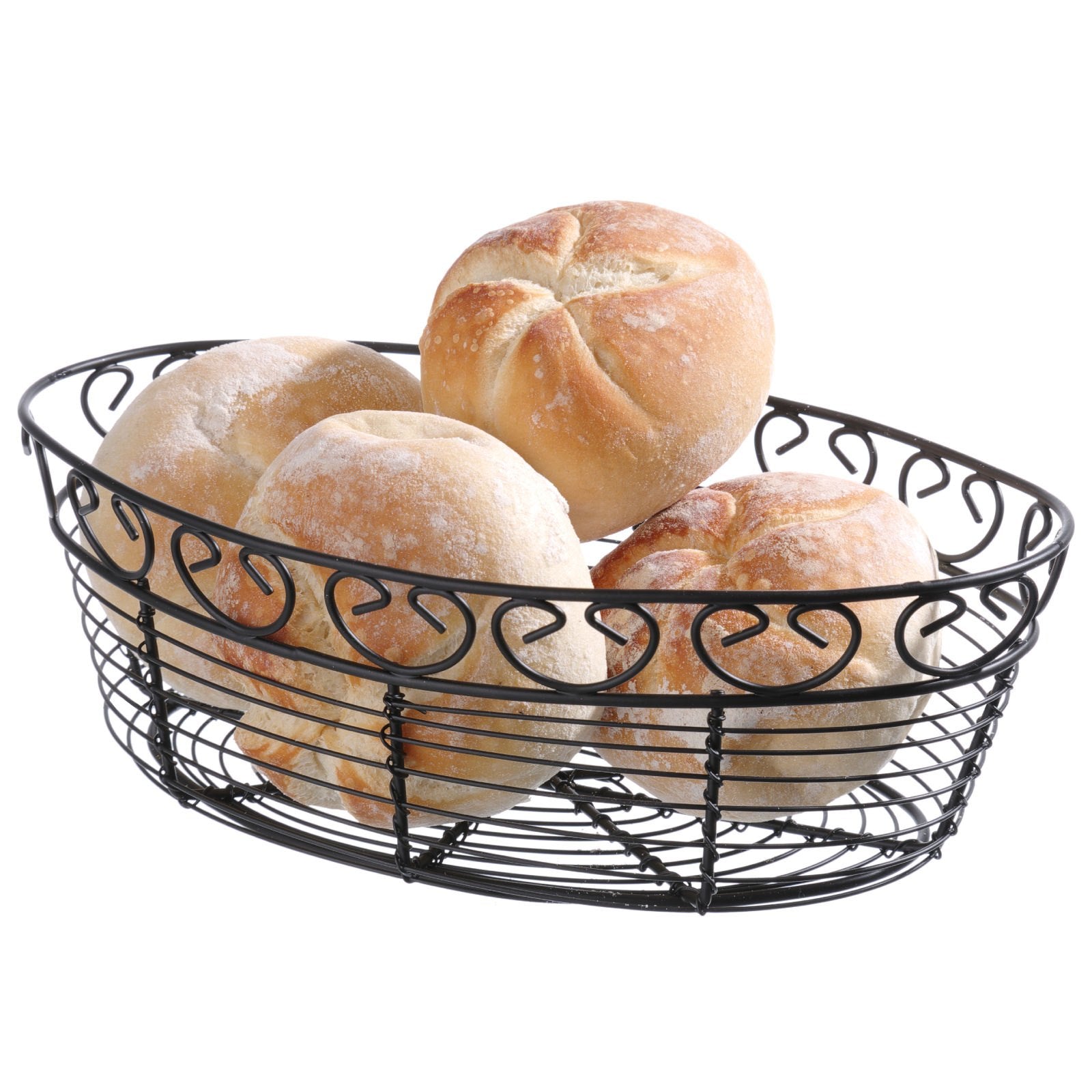 Hendi Wire basket for serving bread, oval, decorative - Hendi 425879 – image 3