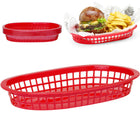 Hendi Red oval bread basket 6 pcs