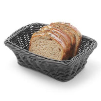 Hendi Bread Boxes & Bags – Rectangular polypropylene bread basket, black, – image 3