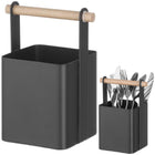 Hendi Table basket organizer on cutlery with wooden handle 14x10.5x19 cm