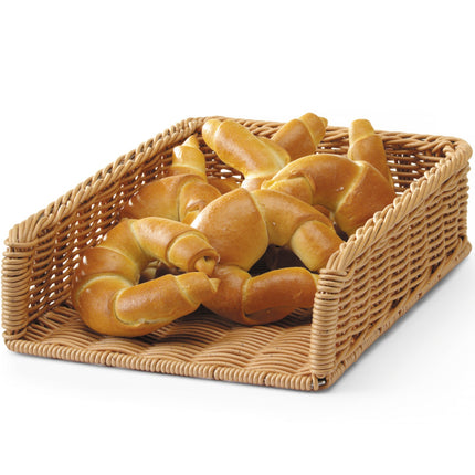 Hendi Buffet display basket for bread made of polyrattan 295 x 395 x 105 mm