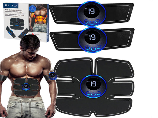 44-343# EMS Electrostimulator Massager for the Abdomen, Legs, Arms, and Entire Body - Carlat