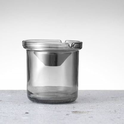 Hendi Glass ashtray with steel insert, dia. 98 x 99 mm – image 4