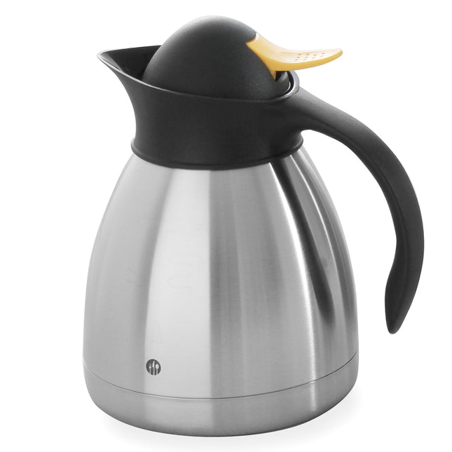 Thermos thermal tea pot catering steel double walls steel 1L - Hendi 446522