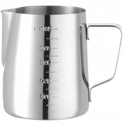 Milk pot with measure steel 0.55 l 130 x 77 x 115 mm