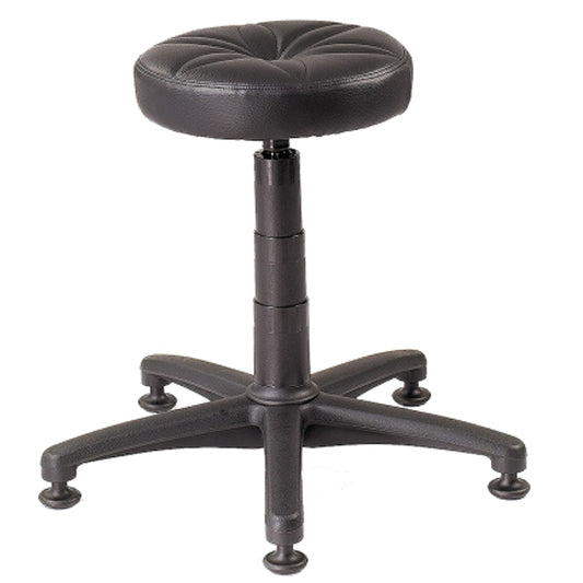 MEVA Swivel work stool for work on a stable base without wheels