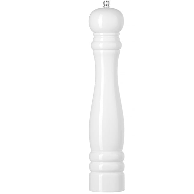 Wooden salt grinder, white diameter 60 x 315 mm - Hendi 469590