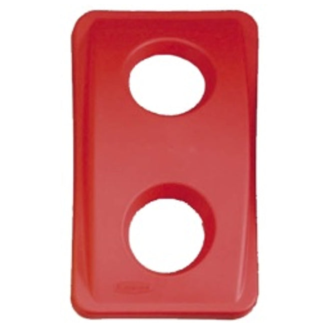 Cover for container Rubbermaid SLIM JIM reg red