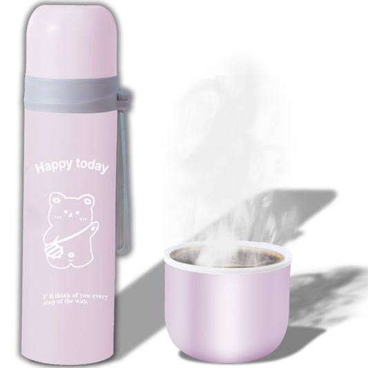 500 ml Stainless Steel Vacuum-Insulated Travel Mug for Coffee and Tea - Carlat