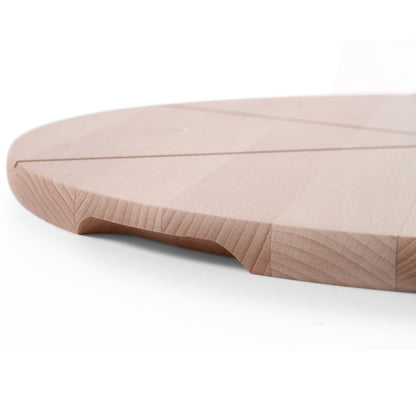 Pizzaschneidebrett Holz 35cm - Hendi 505557